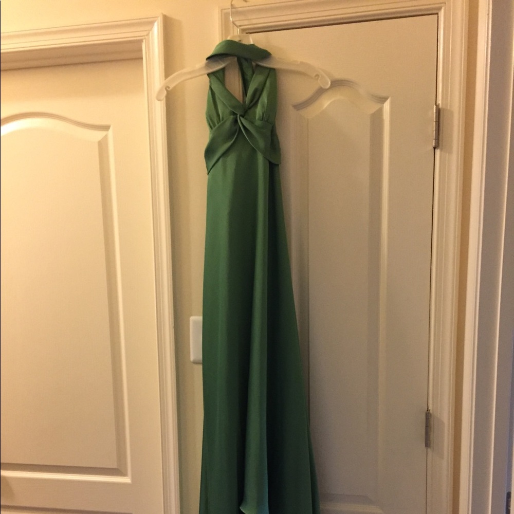 Soft Green Bridesmaid or Prom Dress